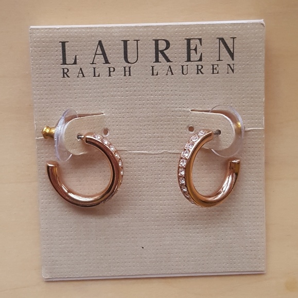 Ralph Lauren Jewelry - Rose gold Ralph Lauren earrings
